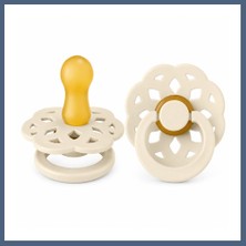 Bezos Boheme Kauçuk Emzik 0-6 Ay Ivory Adet Fiyatıdır · Renk: Ivory BZS10
