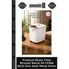 Armoris Premium Beyaz Cihaz Bireysel Bakım N3 CF668 Akıllı Sulu Ayak Masaj Cihazı