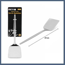 Bezos Krom Kaplama Metal Servis Spatula 27 cm BZS10