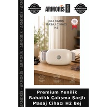 Armoris Premium Yenilik Rahatlık Çalışma Şarjlı Masaj Cihazı H2 Bej