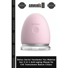 Armoris Delux Serisi Yenileme Yüz Makine Ion 3 In 1 Anti-Aging Masaj ve Cilt Temizleme Bakım Cihazı
