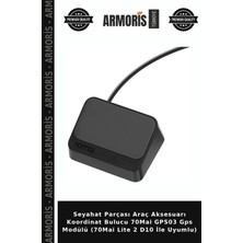 Armoris Seyahat Parçası Araç Aksesuarı Koordinat Bulucu 70MAI GPS03 Gps Modülü (70MAI Lite 2 D10 Ile Uyumlu)