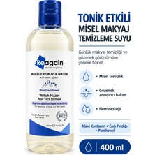 Reagain Gözenek Karşıtı ve Yatıştırıcı Tonik Etkili Makyaj Temizleme Suyu-Mavi Kantaron & Cadı Fındığı 400ml