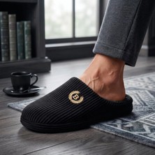 Çetik Erkek Rahat Yumuşak Süngerli Premium Kumaş Ev Terliği