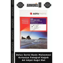 Armoris Delux Serisi Baskı Malzemesi Kırtasiye Fotoğraf Kağıdı A4 Inkjet Kağıt Mat