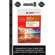 Armoris Fotografçılık Yazıcı Kagıdı Hobi Malzemesi Agfaphoto Fotoğraf Kağıdı (10X15) Inkjet Kağıt Parlak