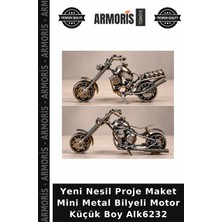Armoris Yeni Nesil Proje Maket Mini Metal Bilyeli Motor Küçük Boy ALK6232