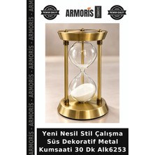 Armoris Yeni Nesil Stil Çalışma Süs Dekoratif Metal Kumsaati 30 Dk ALK6253