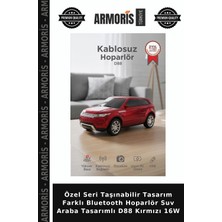Armoris Özel Seri Taşınabilir Tasarım Farklı Bluetooth Hoparlör Suv Araba Tasarımlı D88 Kırmızı 16W