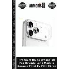 Armoris Premium Blueo iPhone 18 Pro Uyumlu Lens Modülü Koruma Filmi Ev Film Ekran