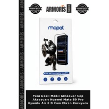Armoris Yeni Nesil Mobil Aksesuar Cep Aksesuarı Huawei Mate 80 Pro Uyumlu Air 6 D Cam Ekran Koruyucu
