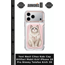 Armoris Yeni Nesil Cihaz Kabı Cep Kiliflari Mobil Kılıf iPhone 18 Pro Nimmy Telefon Kılıfı 3D