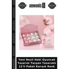 Armoris Yeni Nesil Hobi Oyuncak Tasarım Tavşan Tasarımlı 12'li Paket Karışık Renk