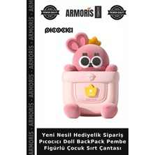 Armoris Yeni Nesil Hediyelik Sipariş Pıcocıcı Doll Backpack Pembe Figürlü Çocuk Sırt Çantası