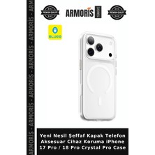 Armoris Yeni Nesil Şeffaf Kapak Telefon Aksesuar Cihaz Koruma iPhone 17 Pro / 18 Pro Crystal Pro Case