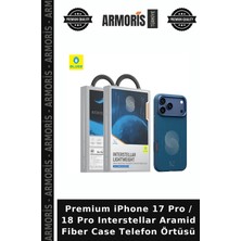 Armoris Premium iPhone 17 Pro / 18 Pro Interstellar Aramid Fiber Case Telefon Örtüsü