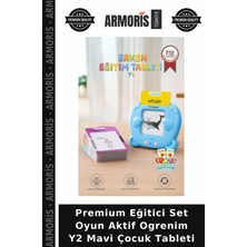 Armoris Premium Eğitici Set Oyun Aktif Ogrenim Y2 Mavi Çocuk Tableti