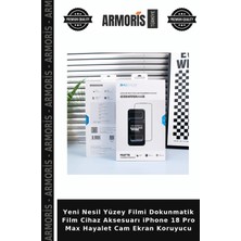 Armoris Yeni Nesil Yüzey Filmi Dokunmatik Film Cihaz Aksesuarı iPhone 18 Pro Max Hayalet Cam Ekran Koruyucu