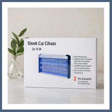 Bezos 30W Elektrikli Sinek Öldürücü Cihaz (80 M², 3000V) BZS10