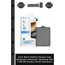 Armoris Yeni Nesil Telefon Parçası Cep Aksesuarı Aksesuar Samsung Flip 7 Hd 9d Privacy Ekran Koruyucu