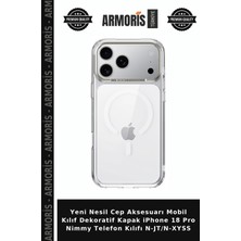 Armoris Yeni Nesil Cep Aksesuarı Mobil Kılıf Dekoratif Kapak iPhone 18 Pro Nimmy Telefon Kılıfı N-Jt/n-Xyss
