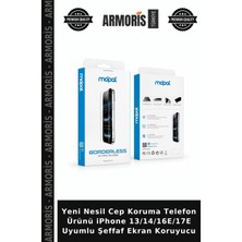 Armoris Yeni Nesil Cep Koruma Telefon Ürünü iPhone 13/14/16E/17E Uyumlu Şeffaf Ekran Koruyucu