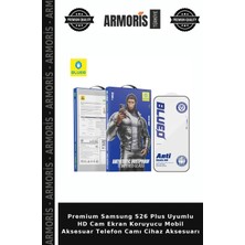 Armoris Premium Samsung S26 Plus Uyumlu Hd Cam Ekran Koruyucu Mobil Aksesuar Telefon Camı Cihaz Aksesuarı