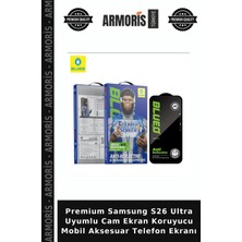 Armoris Premium Samsung S26 Ultra Uyumlu Cam Ekran Koruyucu Mobil Aksesuar Telefon Ekranı