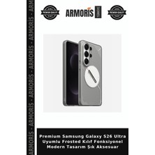 Armoris Premium Samsung Galaxy S26 Ultra Uyumlu Frosted Kılıf Fonksiyonel Modern Tasarım Şık Aksesuar