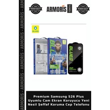 Armoris Premium Samsung S26 Plus Uyumlu Cam Ekran Koruyucu Yeni Nesil Şeffaf Koruma Cep Telefonu
