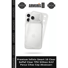 Armoris Premium Infinix Smart 10 Clear Şeffaf Clear Tpu Silikon Kılıf Parça Cihaz Cep Aksesuarı