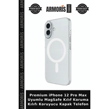 Armoris Premium iPhone 12 Pro Max Uyumlu Magsafe Kılıf Koruma Kılıfı Koruyucu Kapak Telefon