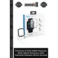 Armoris Premium Ip S10-42MM Titanium Alloy Watch Koruyucu Cam Teknoloji Ekipman Ekran Koruma