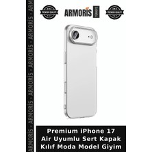 Armoris Premium iPhone 17 Air Uyumlu Sert Kapak Kılıf Moda Model Giyim
