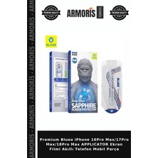 Armoris Premium Blueo iPhone 16PRO MAX/17PRO MAX/18PRO Max Applıcator Ekran Filmi Akıllı Telefon Mobil Parça