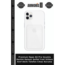 Armoris Premium Oppo A6 Pro Uyumlu Kartlık Detaylı Şeffaf Yuki Silikon Kılıf Akıllı Telefon Cihaz Koruma