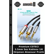 Armoris Premium Coteci 3.5mm Ses Kablosu 1m Ekipman Aksesuar Pratik