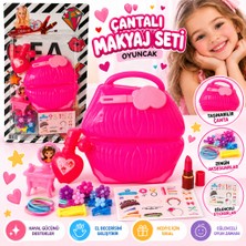 HemenGo Mkj-22 Kartela Çantalı Makyaj Seti Oyuncak Hmngoakllıbyi
