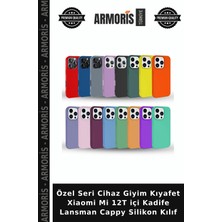 Armoris Özel Seri Cihaz Giyim Kıyafet Xiaomi Mi 12T Içi Kadife Lansman Cappy Silikon Kılıf