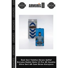 Armoris Özel Seri Telefon Ekranı Şeffaf Koruma Redmi Note 13 Pro 4g Uyumlu Ultra Sert Ar Cam Ekran Koruyucu