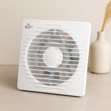HemenGo 8" (200MM) 200 M³/h Banyo Tuvalet Havalandırma Aspiratörü 40W Hmngoakllıbyi