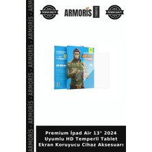 Armoris Premium Ipad Air 13" 2024 Uyumlu Hd Temperli Tablet Ekran Koruyucu Cihaz Aksesuarı