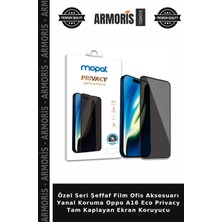Armoris Özel Seri Şeffaf Film Ofis Aksesuarı Yanal Koruma Oppo A16 Eco Privacy Tam Kaplayan Ekran Koruyucu