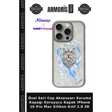Armoris Özel Seri Cep Aksesuarı Koruma Kapağı Koruyucu Kapak iPhone 16 Pro Max Silikon Kılıf 2.0 3D
