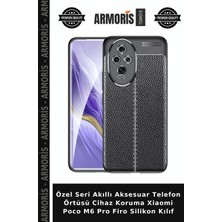 Armoris Özel Seri Akıllı Aksesuar Telefon Örtüsü Cihaz Koruma Xiaomi Poco M6 Pro Firo Silikon Kılıf