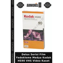 Armoris Delux Serisi Film Yedekleme Medya Kodak HS90 Vhs Video Kaset