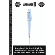 Armoris Premium 5 Isı Ayarlı Hızlı Saç Şekillendirici Maşa CF40 Dalga Yapıcı Şekil Verici Bukle Maşası
