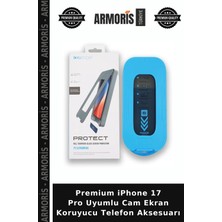 Armoris Premium iPhone 17 Pro Uyumlu Cam Ekran Koruyucu Telefon Aksesuarı