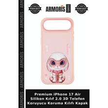 Armoris Premium iPhone 17 Air Silikon Kılıf 2.0 3D Telefon Koruyucu Koruma Kılıfı Kapak