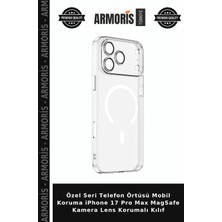 Armoris Özel Seri Telefon Örtüsü Mobil Koruma iPhone 17 Pro Max Magsafe Kamera Lens Korumalı Kılıf